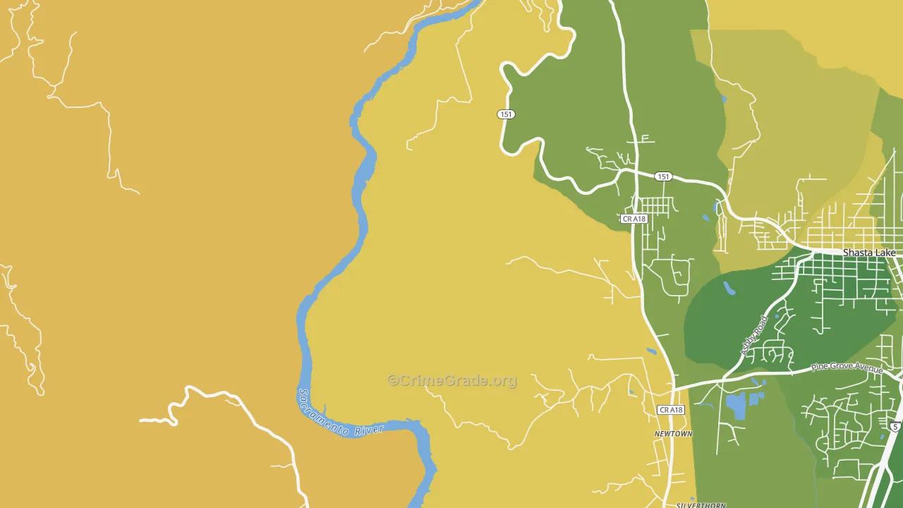 Summit City, CA Map of Murder Rates