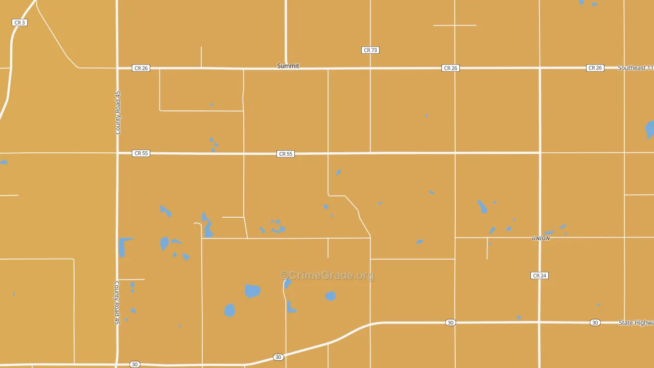 Summit, MN Map of Murder Rates