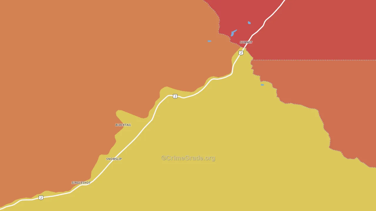 Summit, MT Map of Murder Rates