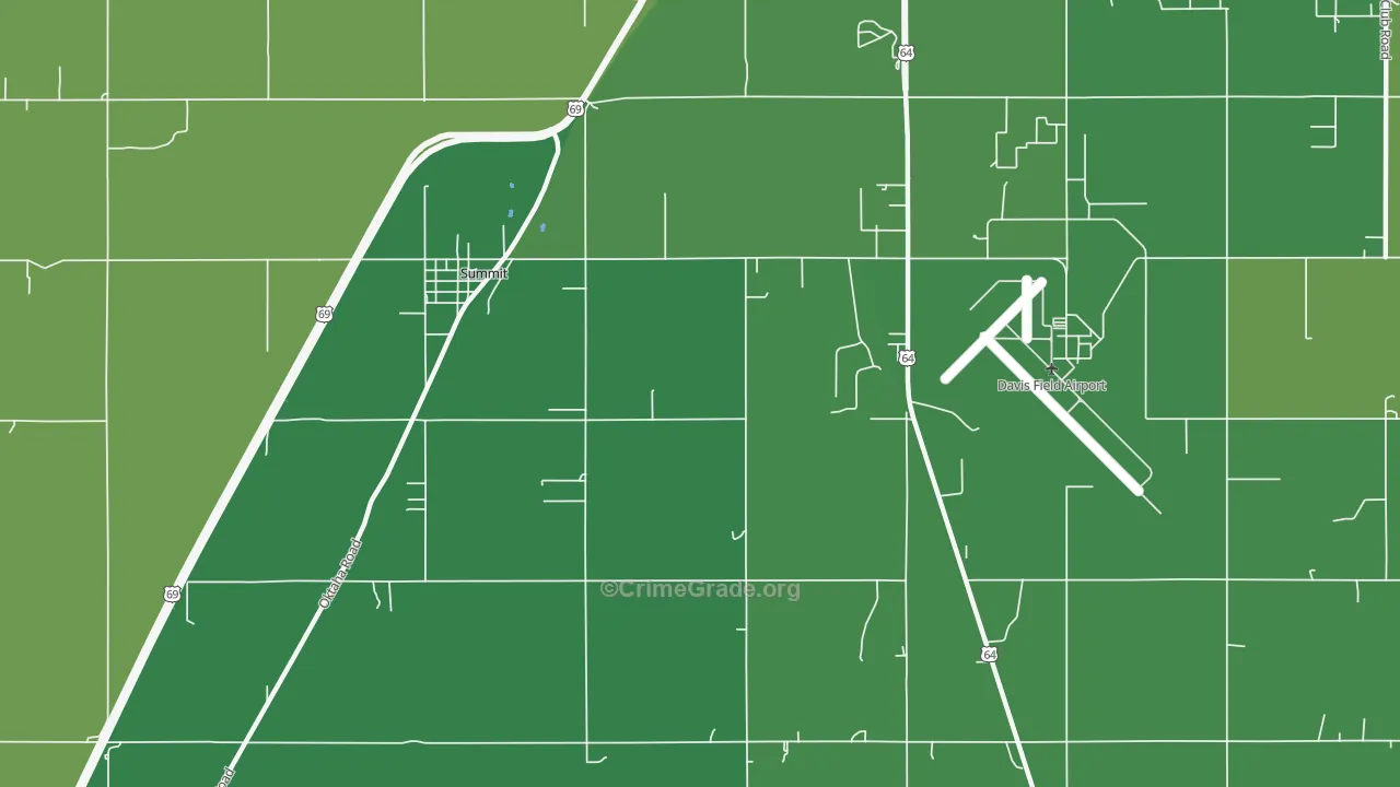 Summit, OK Map of Murder Rates