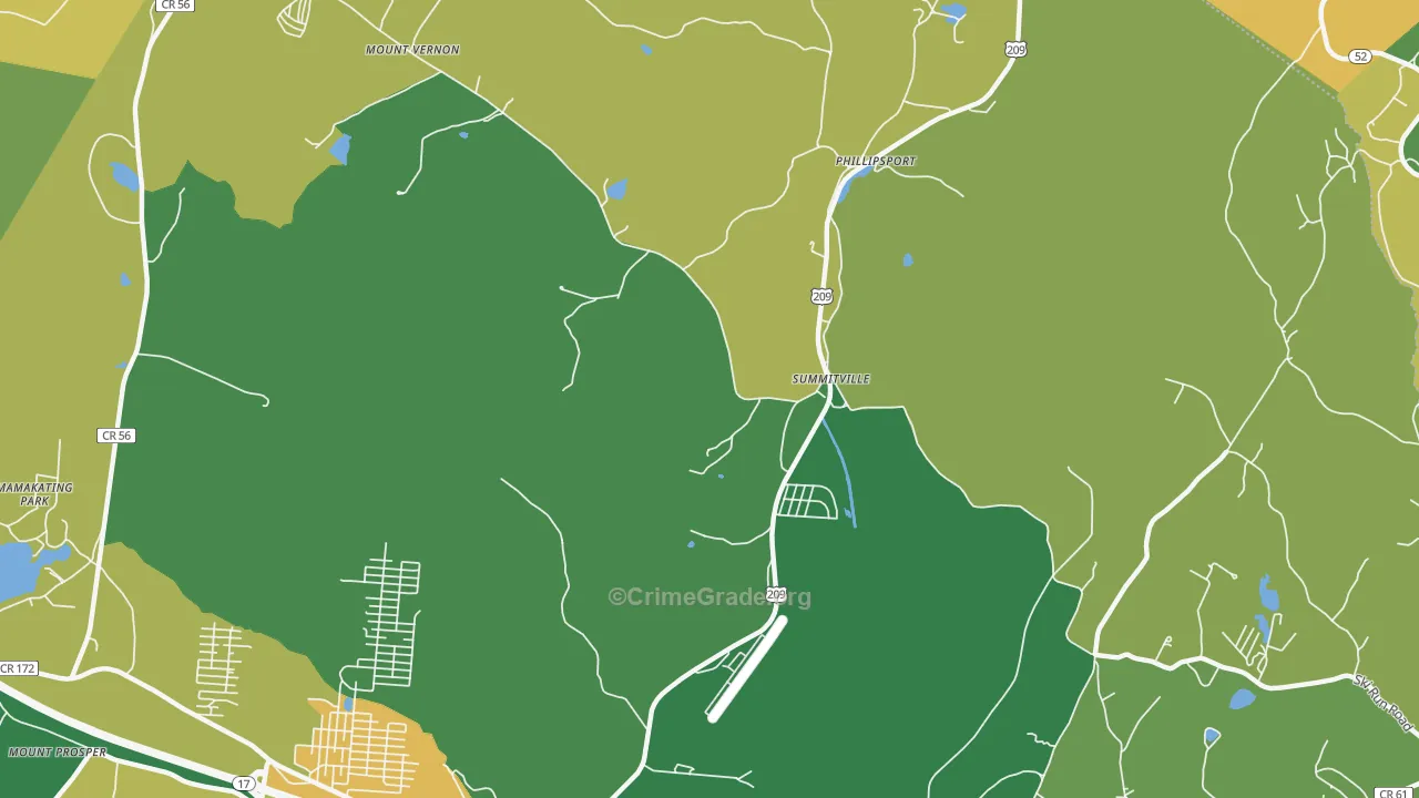 Summitville, NY Map of Murder Rates