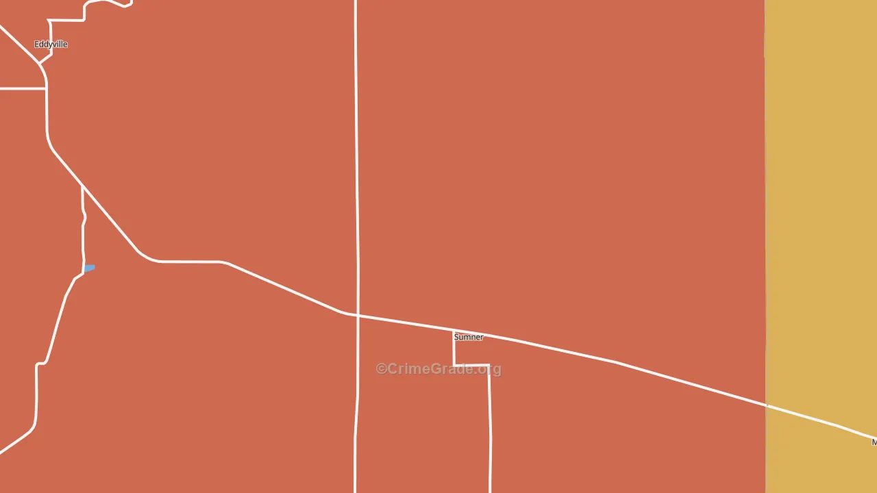 Sumner, NE Map of Murder Rates
