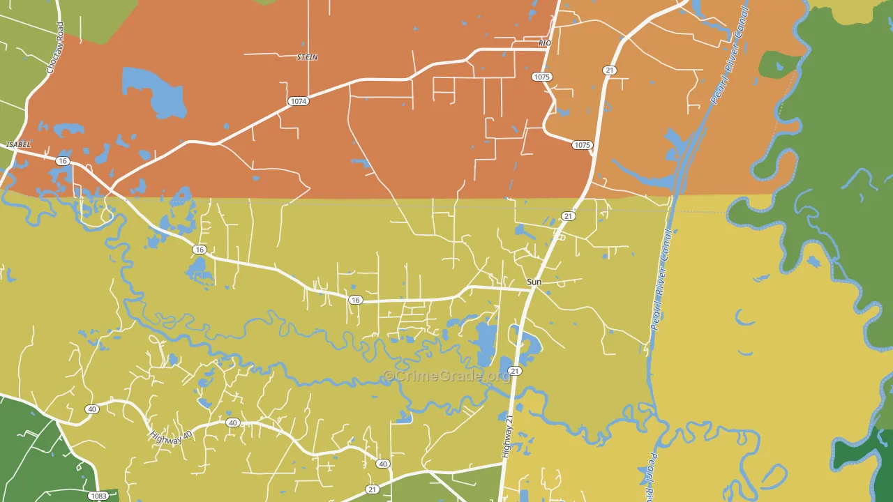 Sun, LA Map of Murder Rates