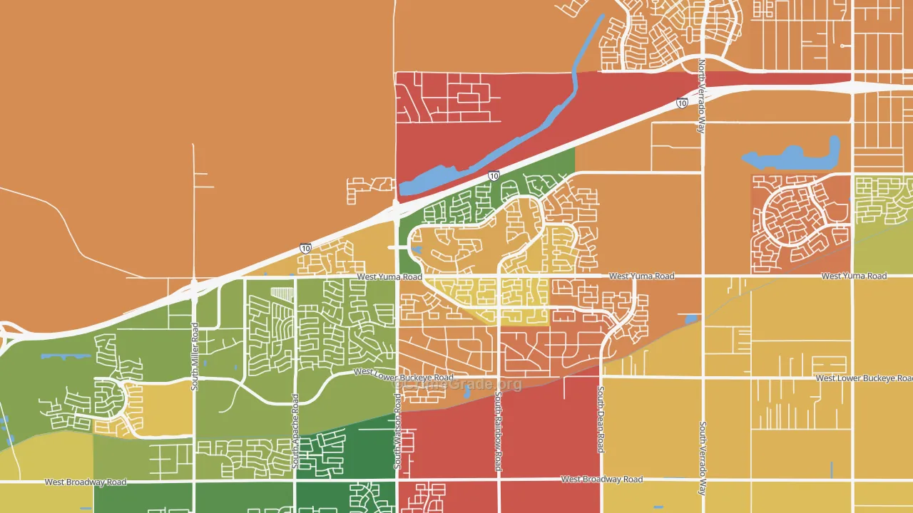 Sundance, Buckeye, AZ Map of Murder Rates