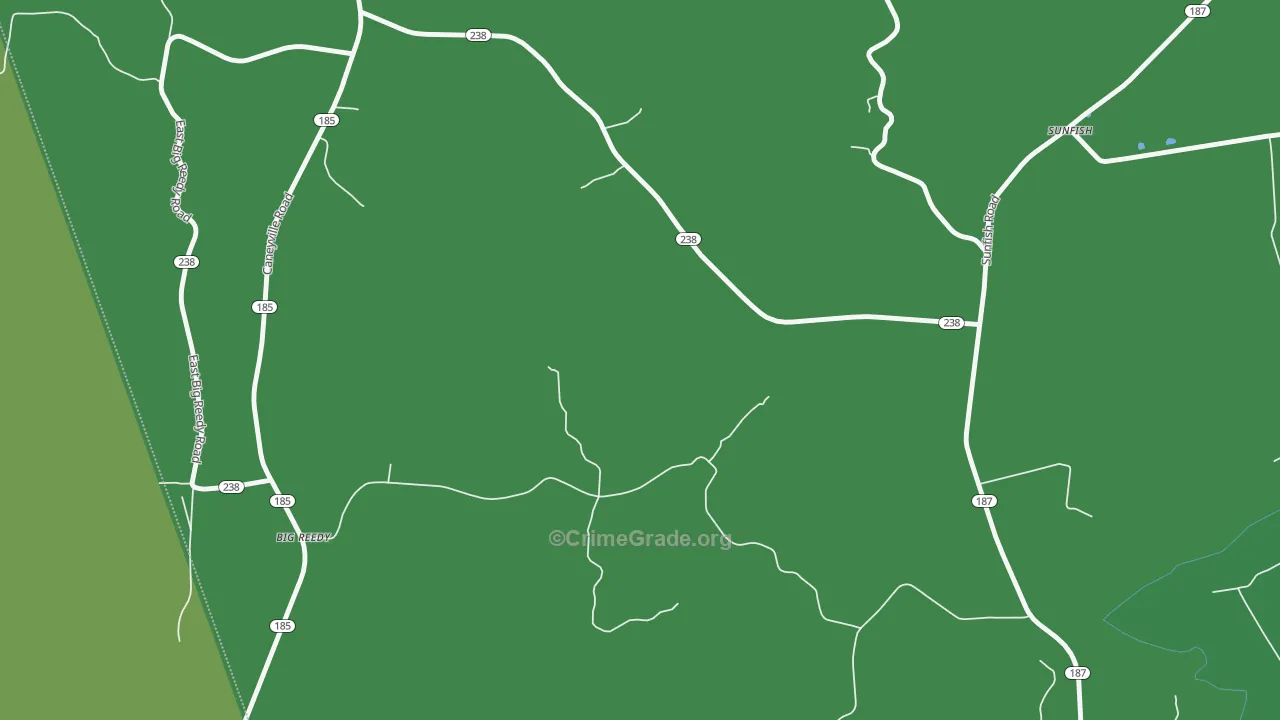 Sunfish, KY Map of Murder Rates