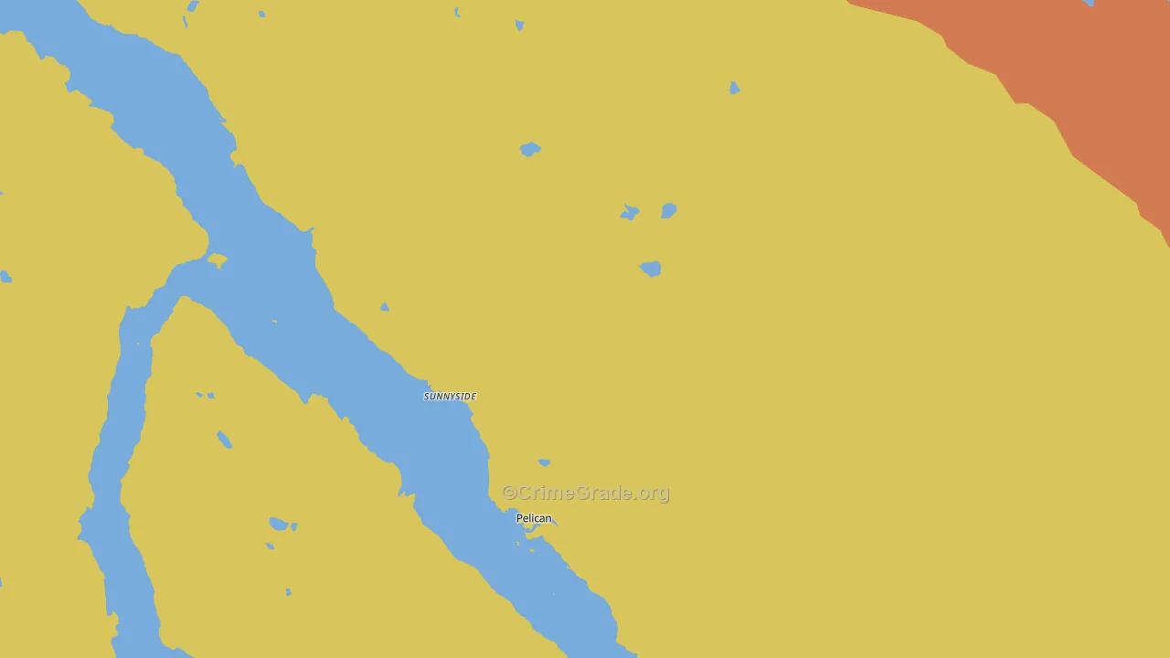 Sunnyside, AK Map of Murder Rates
