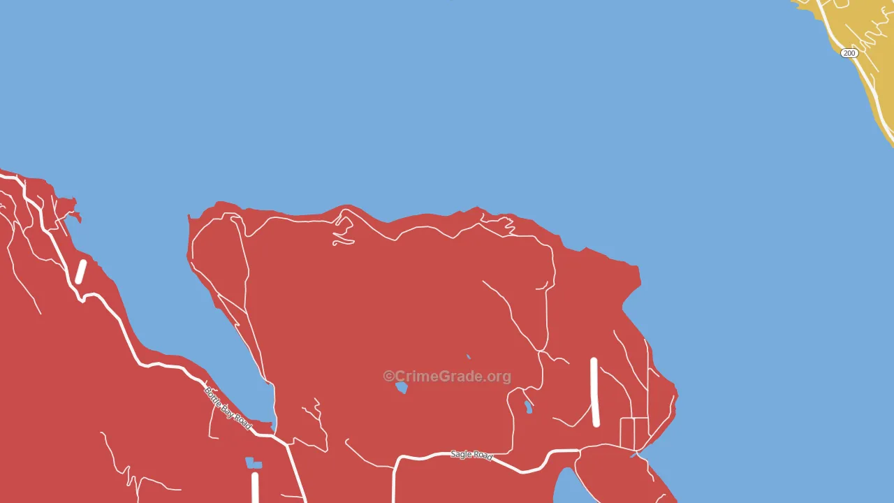 Sunnyside, ID Map of Murder Rates