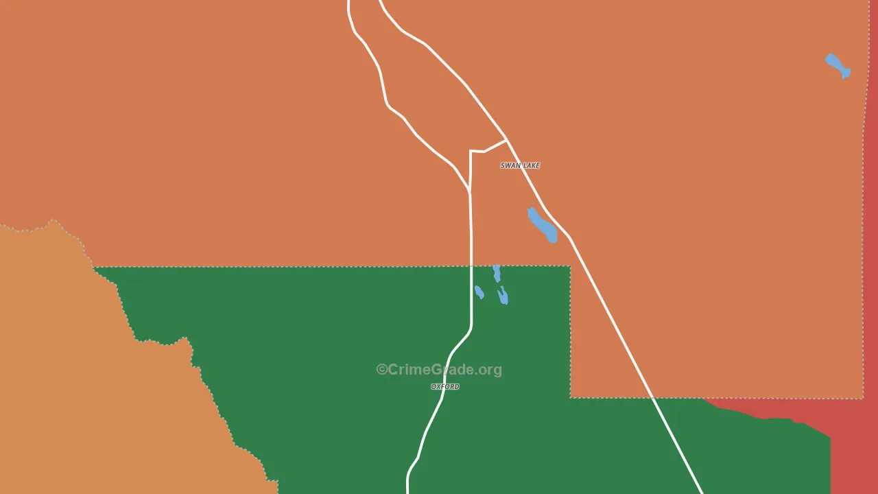 Swanlake, ID Map of Murder Rates
