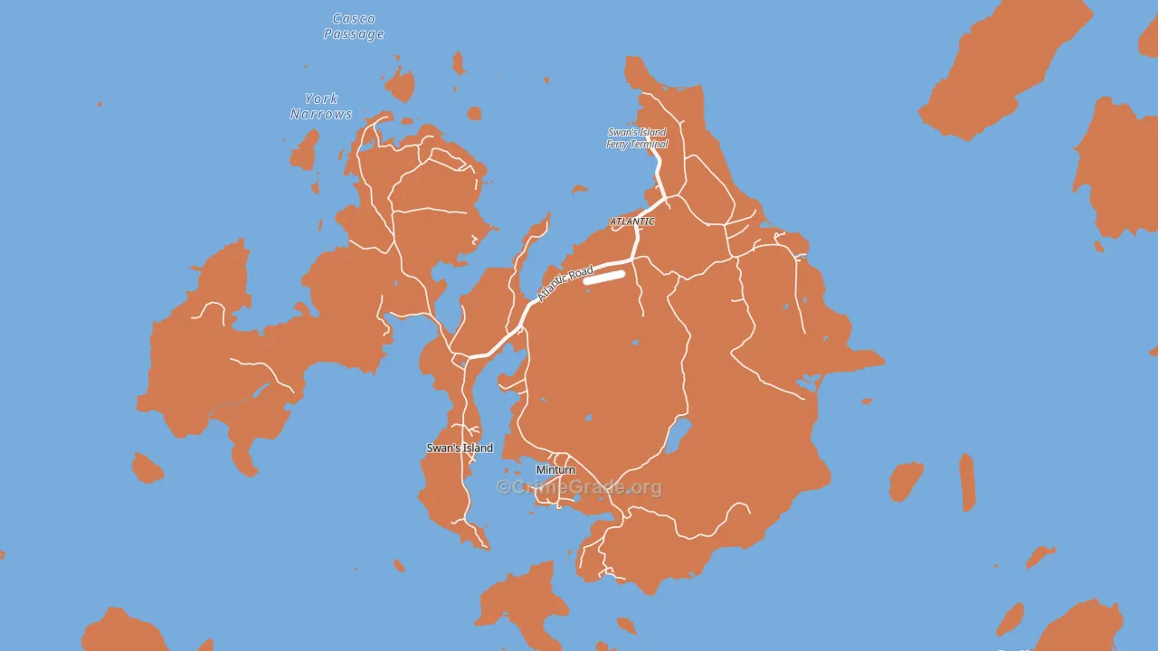 Swans Island, ME Map of Murder Rates