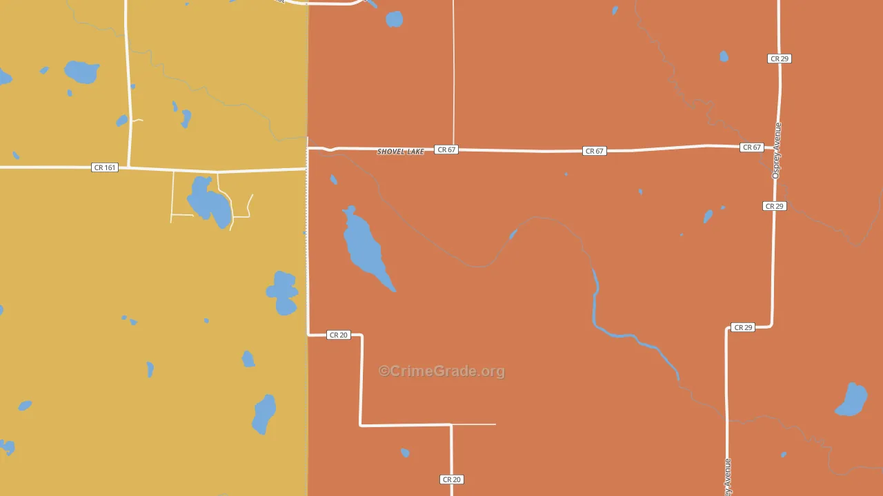 Swatara, MN Map of Murder Rates
