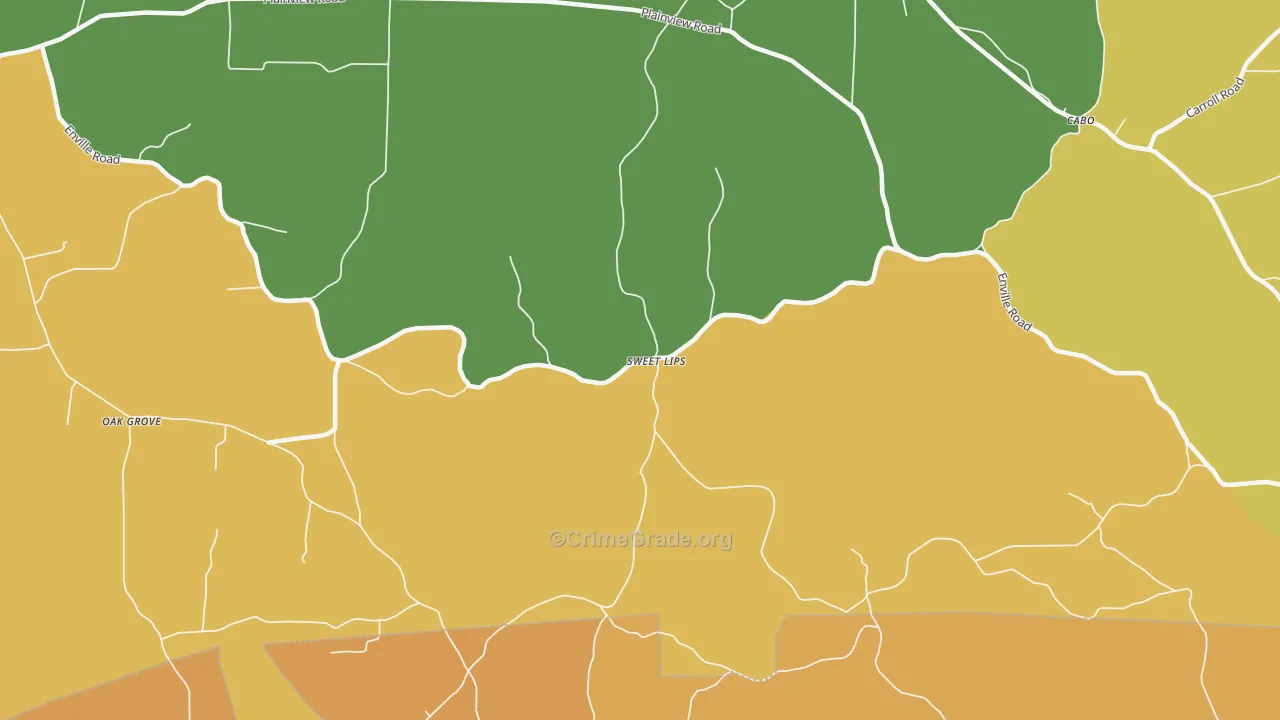 Sweet Lips, TN Map of Murder Rates