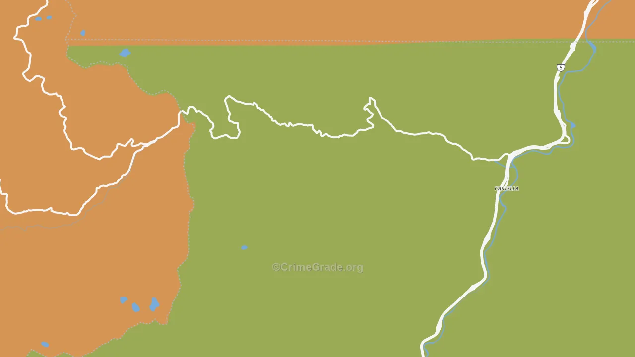 Sweetbriar, CA Map of Murder Rates