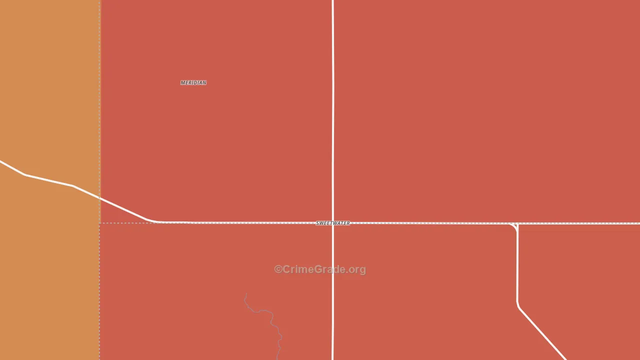 Sweetwater, OK Map of Murder Rates