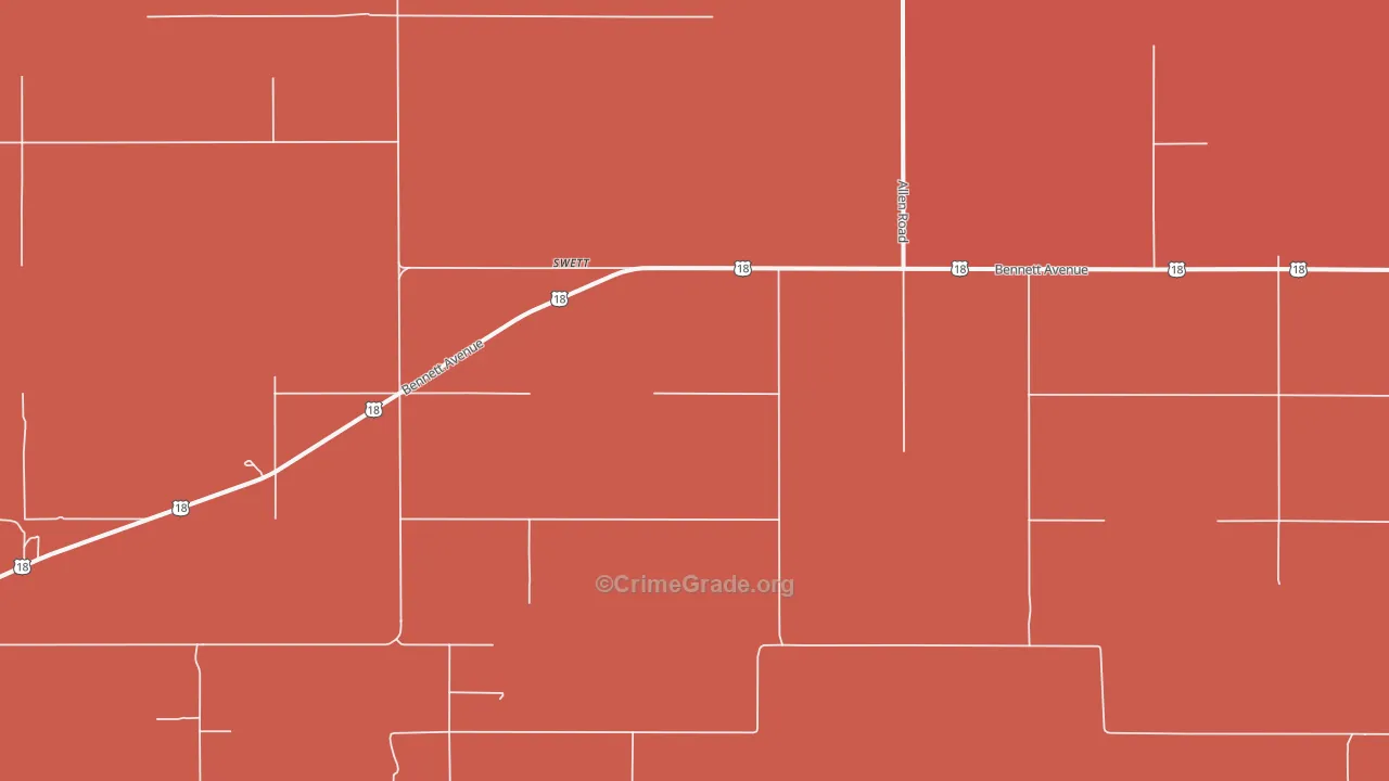Swett, SD Map of Murder Rates