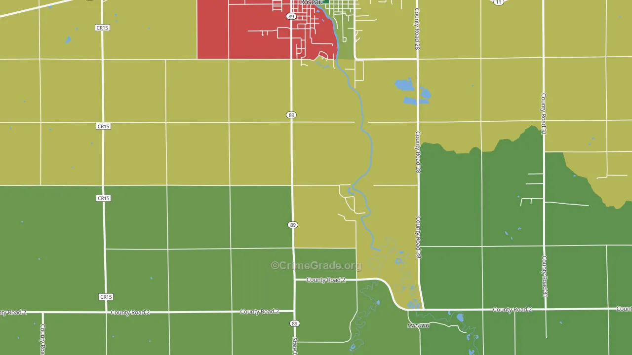 Swift, MN Map of Murder Rates