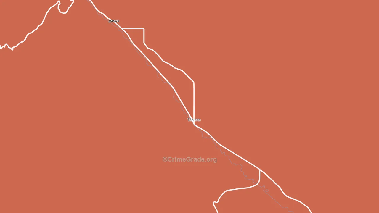 Tabiona, UT Map of Murder Rates