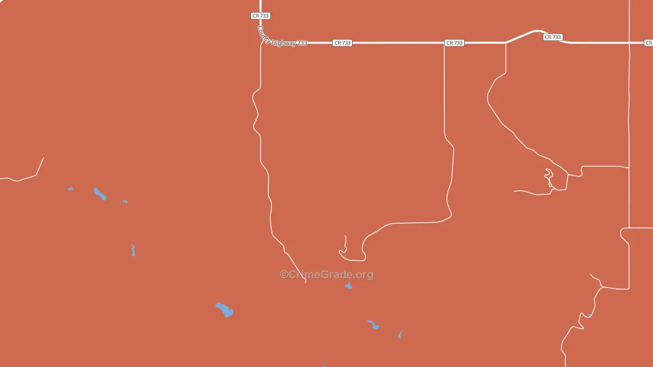 Table Mountain, SD Map of Murder Rates
