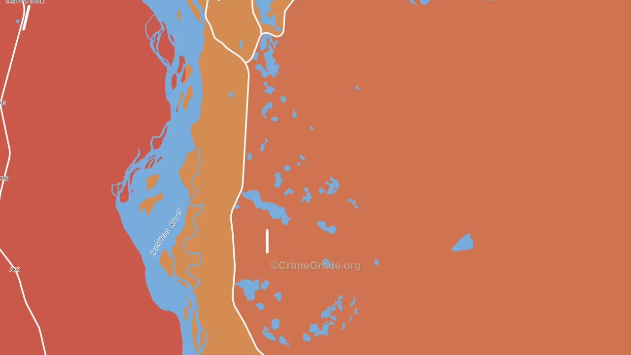 Talkeetna, AK Map of Murder Rates