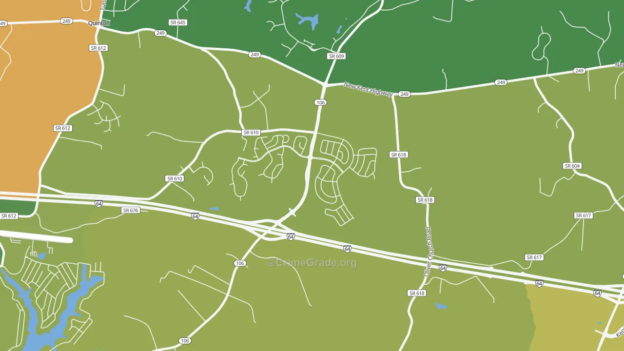 Tallysville, VA Map of Murder Rates