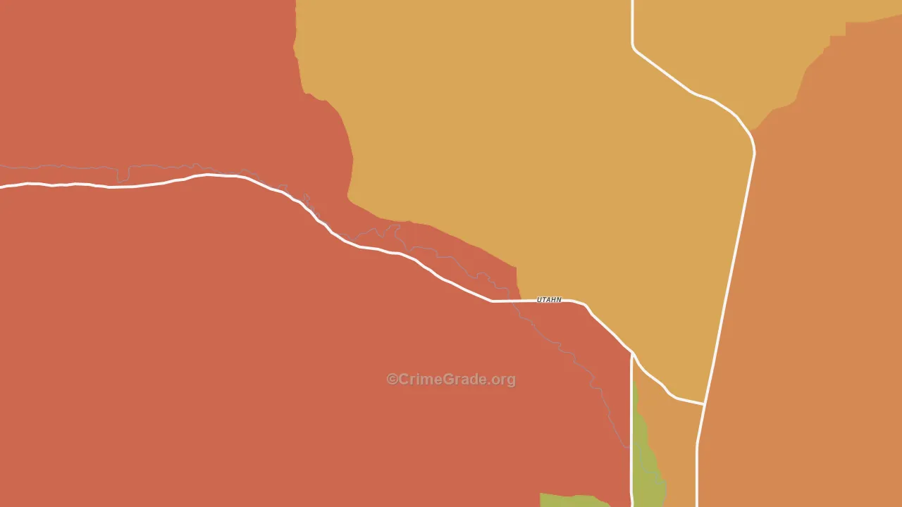 Talmage, UT Map of Murder Rates