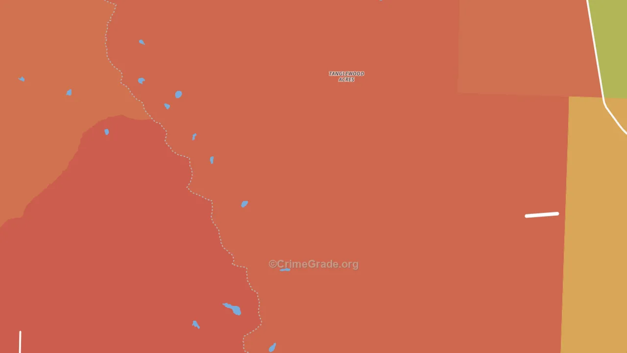 Tanglewood Acres, CO Map of Murder Rates