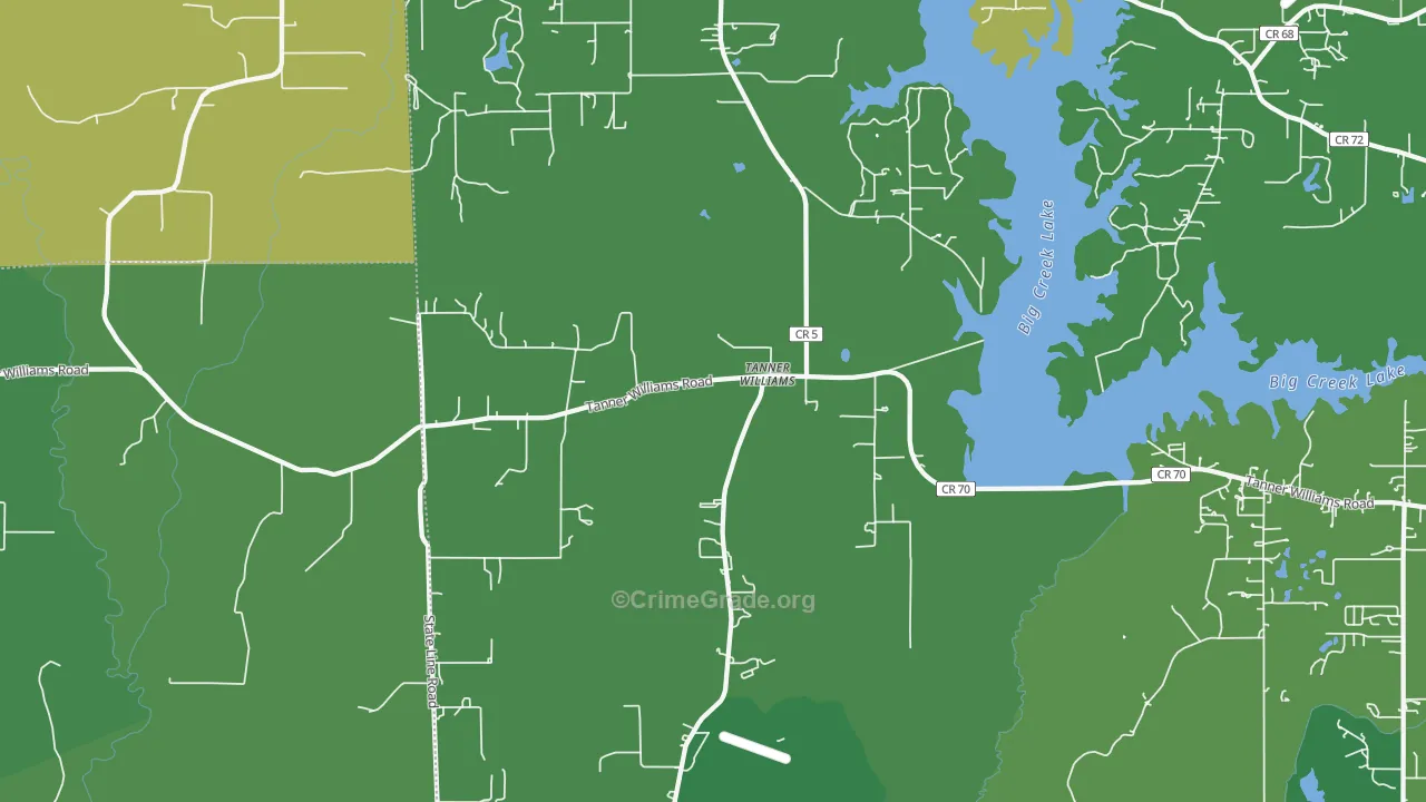 Tanner Williams, AL Map of Murder Rates