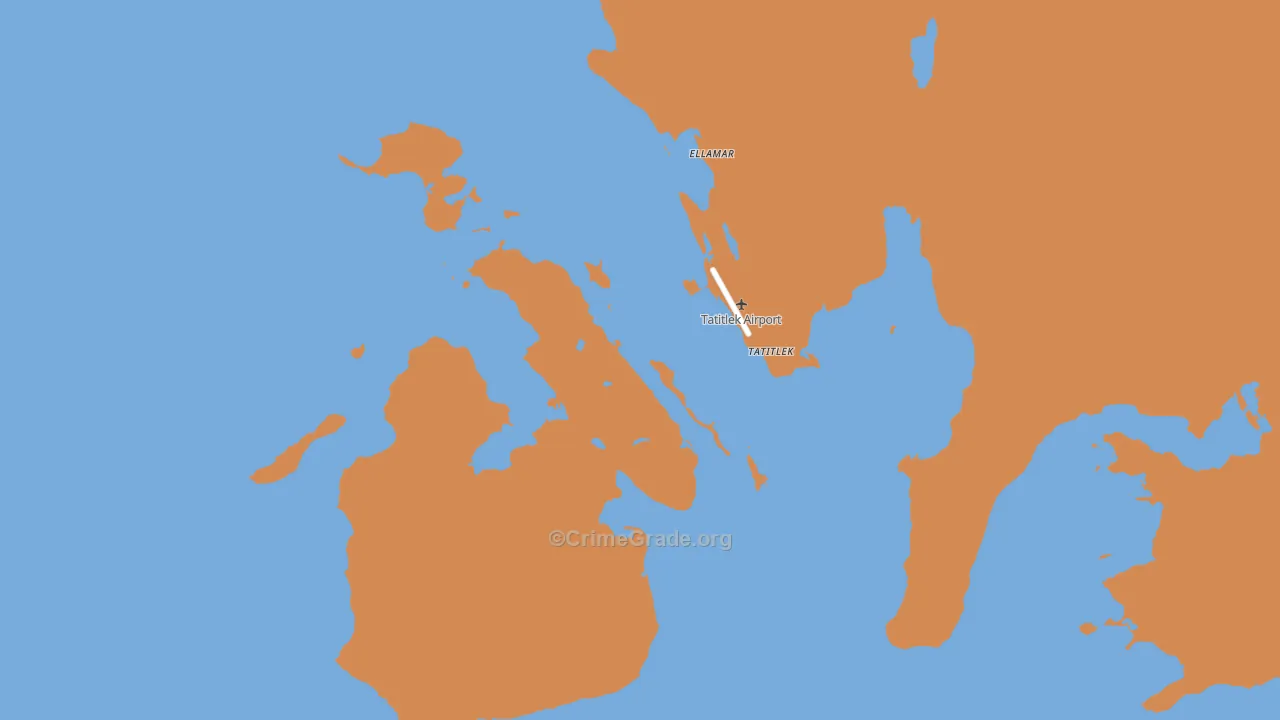 Tatitlek, AK Map of Murder Rates