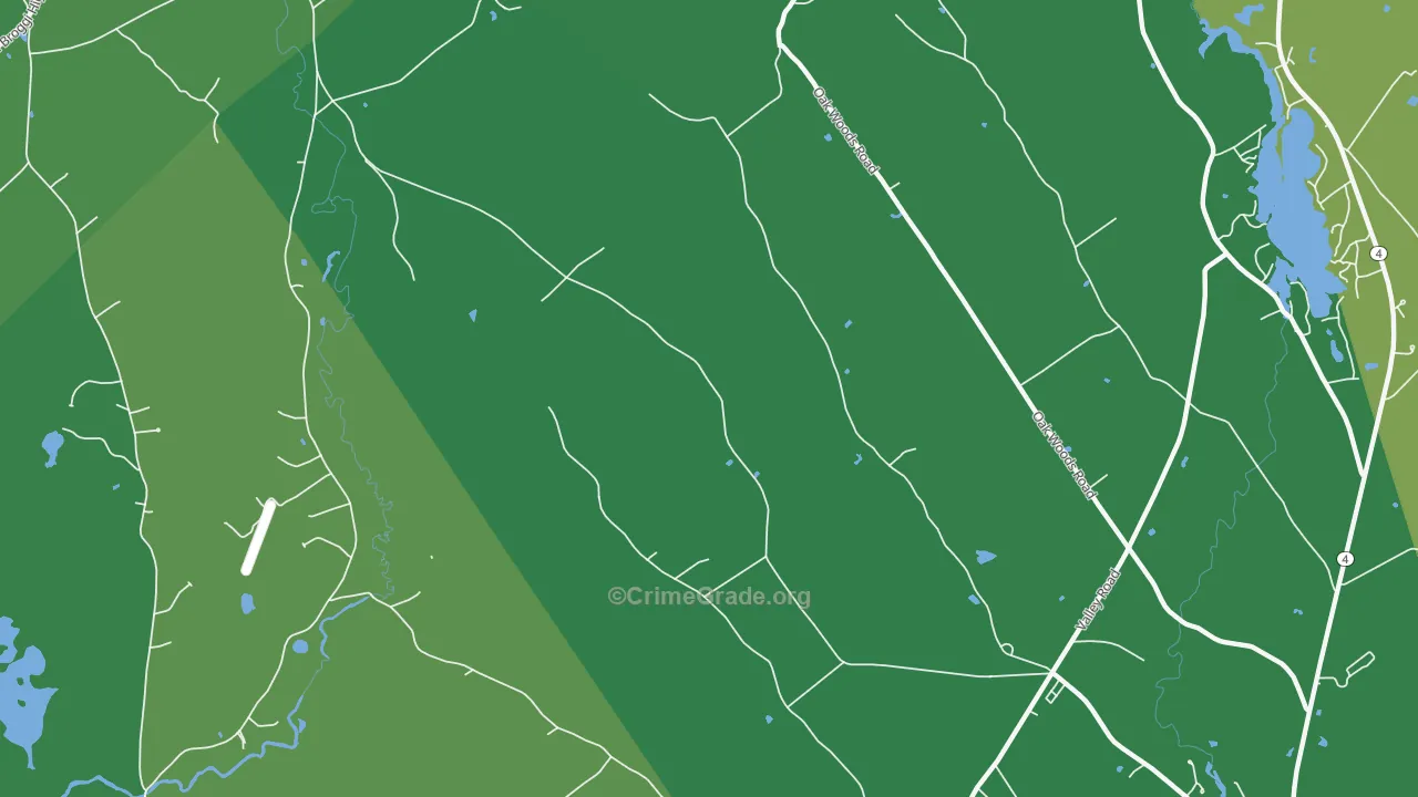 Tatnic, ME Map of Murder Rates