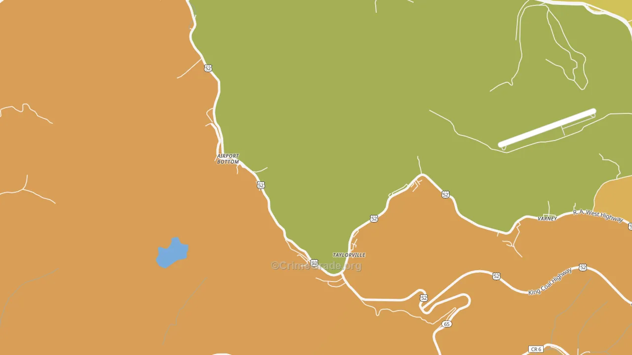 Taylorville, WV Map of Murder Rates
