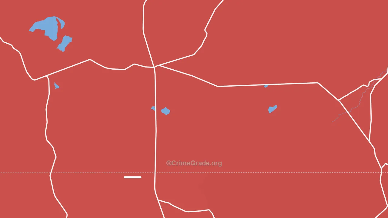 Teec Nos Pos, UT Map of Murder Rates