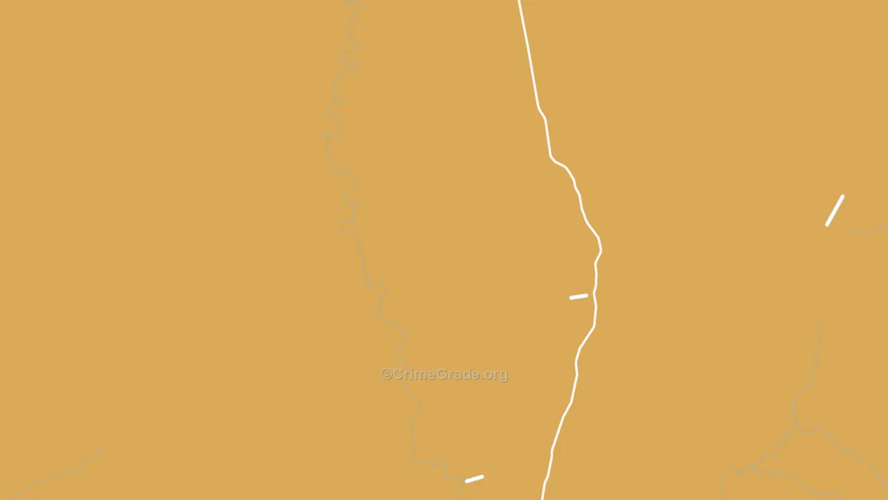 Terlingua, TX Map of Murder Rates