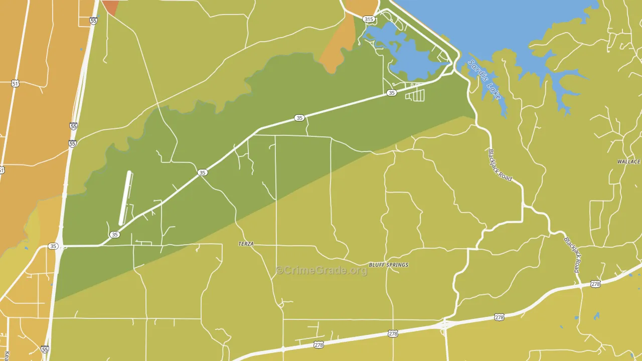 Terza, MS Map of Murder Rates
