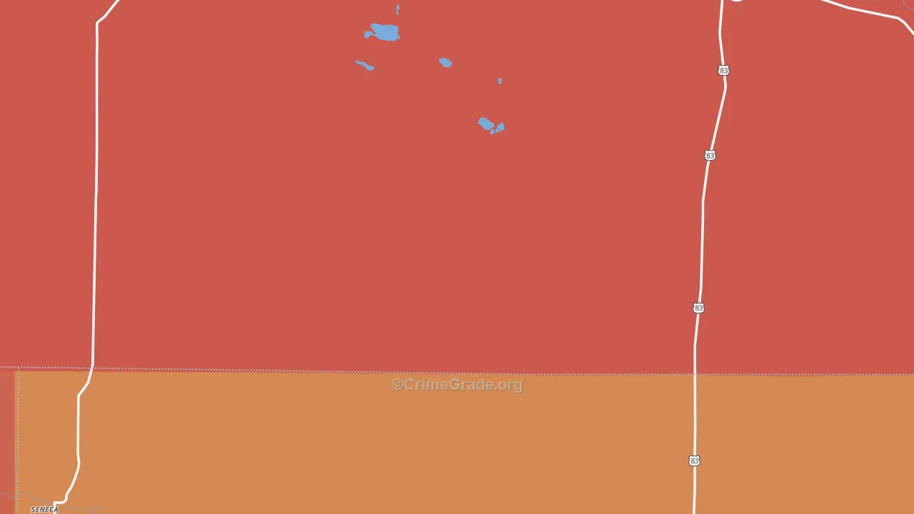 Thedford, NE Map of Murder Rates