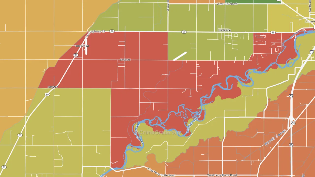 Thomas, ID Map of Murder Rates