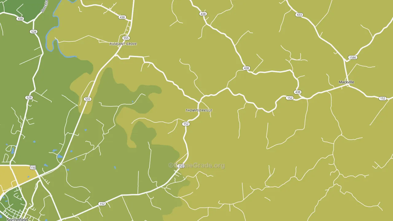 Thompsonville, KY Map of Murder Rates