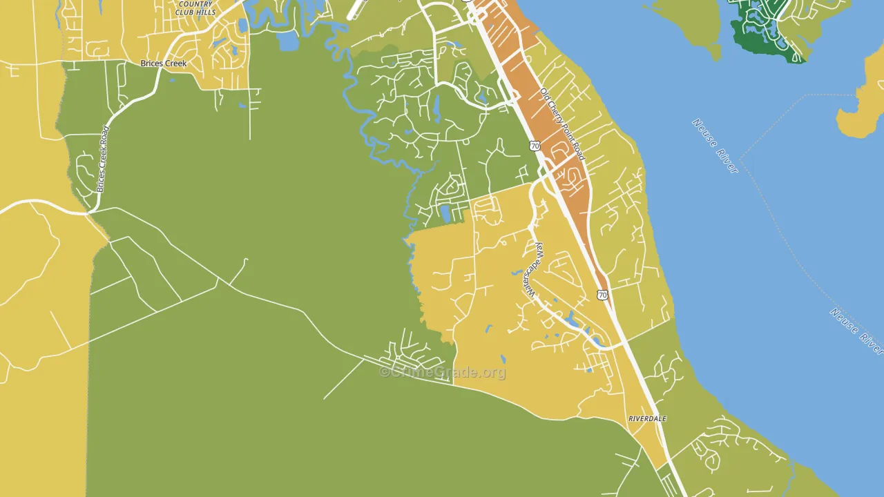 Thurman, NC Map of Murder Rates