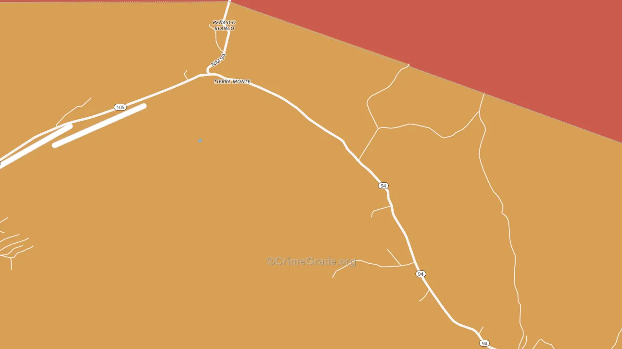 Tierra Monte, NM Map of Murder Rates