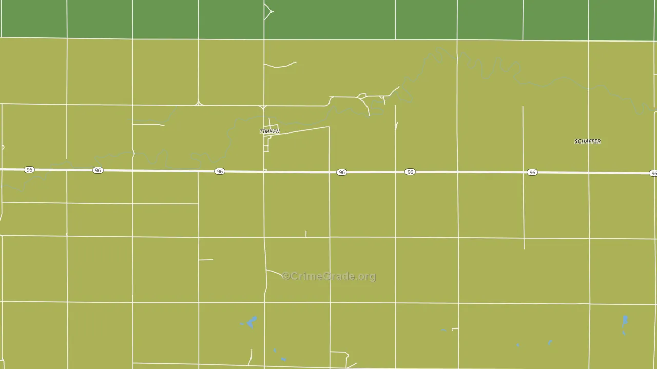 Timken, KS Map of Murder Rates