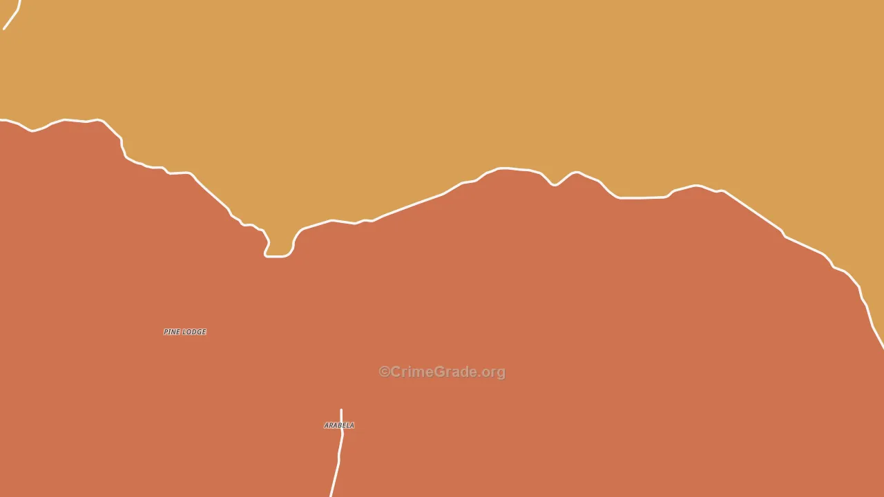 Tinnie, NM Map of Murder Rates