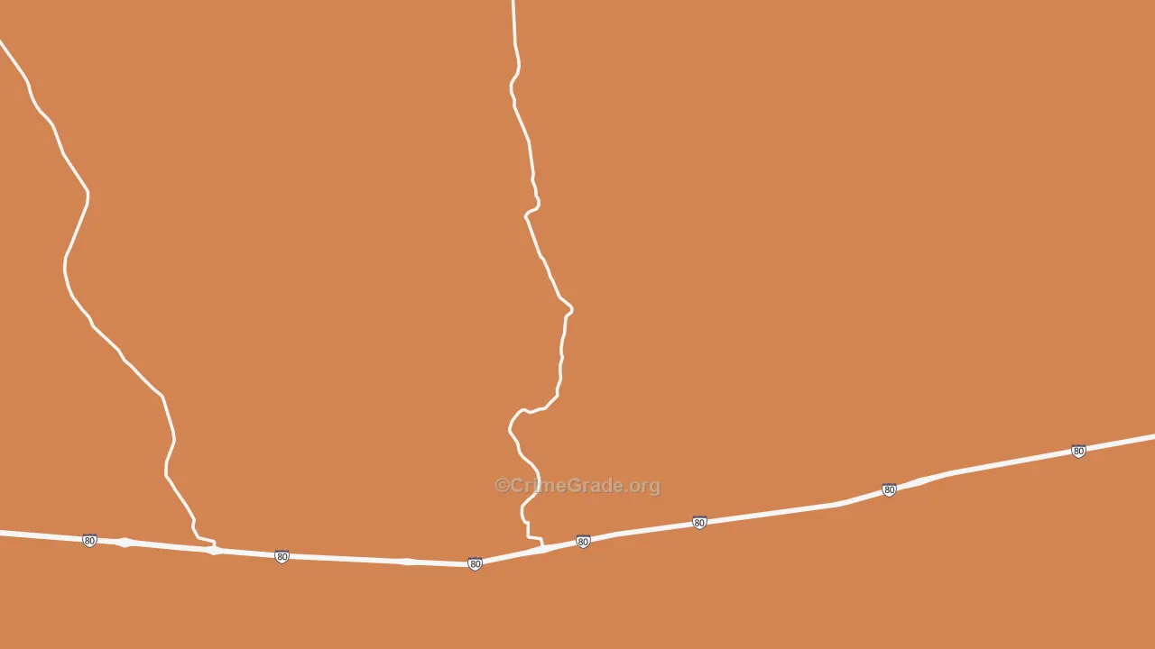 Tipton, WY Map of Murder Rates