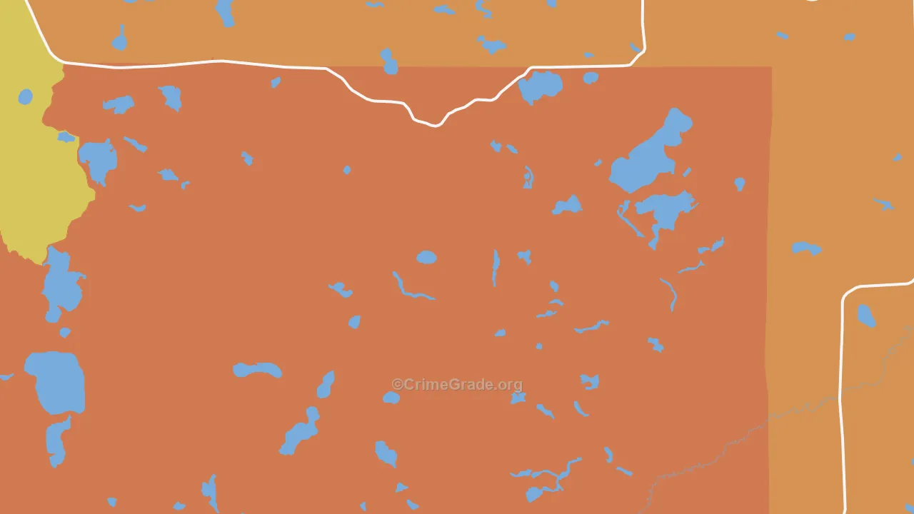 Togo, MN Map of Murder Rates