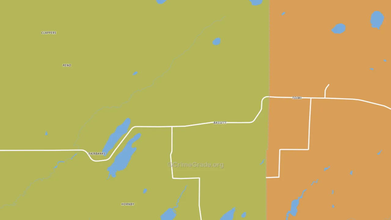 Toimi, MN Map of Murder Rates
