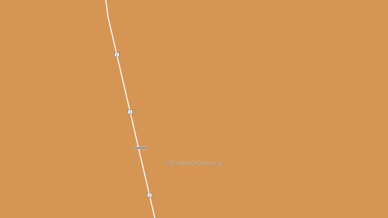 Toms Place, CA Map of Murder Rates