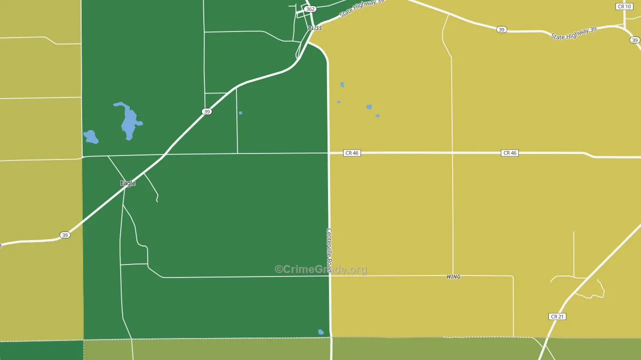 Tonawanda Indian Reservation, NY Map of Murder Rates