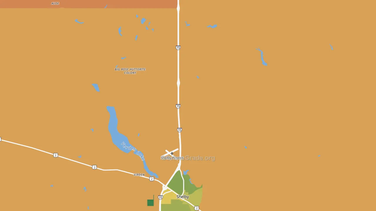 Toole County, MT Map of Murder Rates