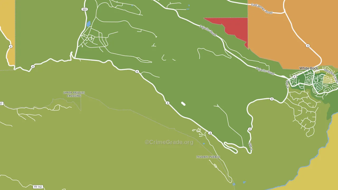 Totavi, NM Map of Murder Rates
