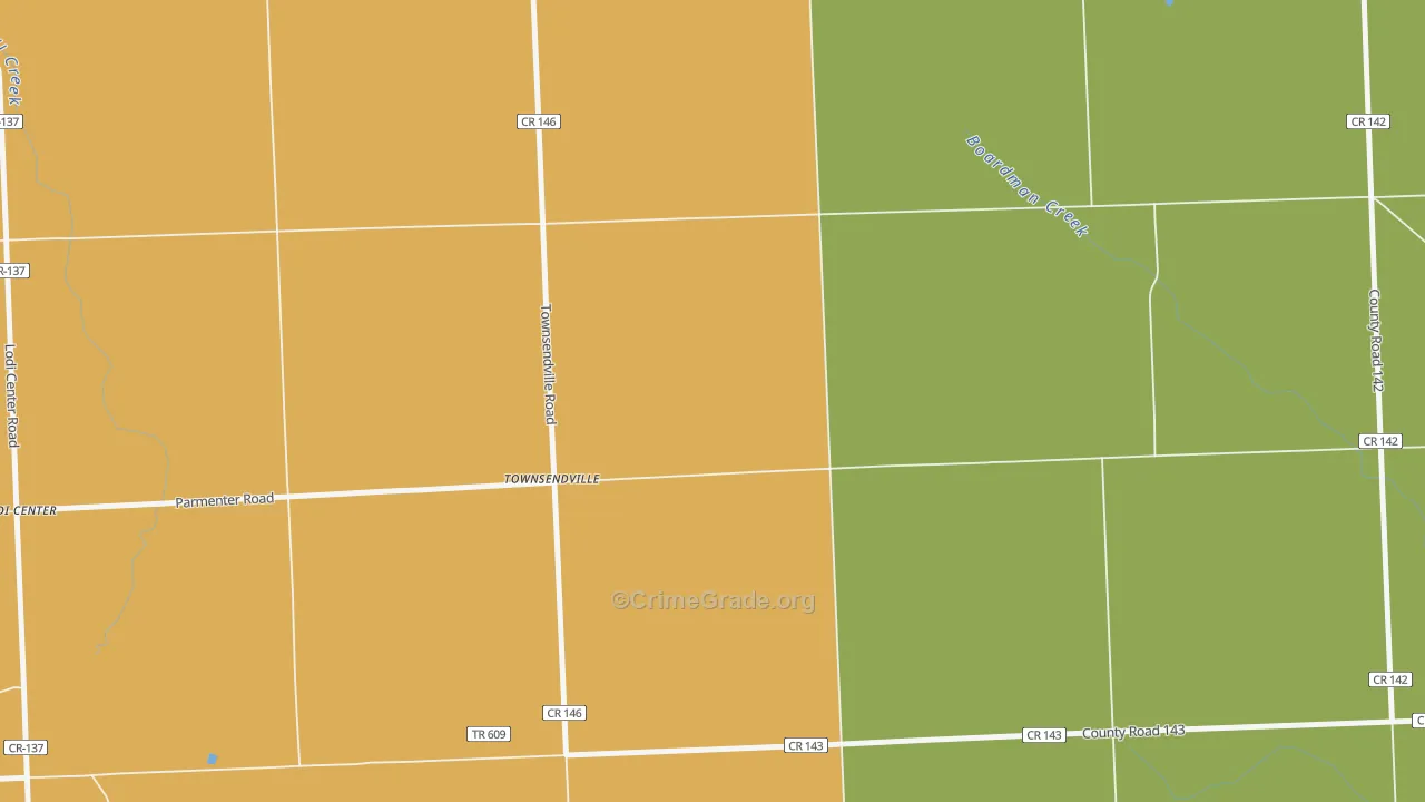 Townsendville, NY Map of Murder Rates