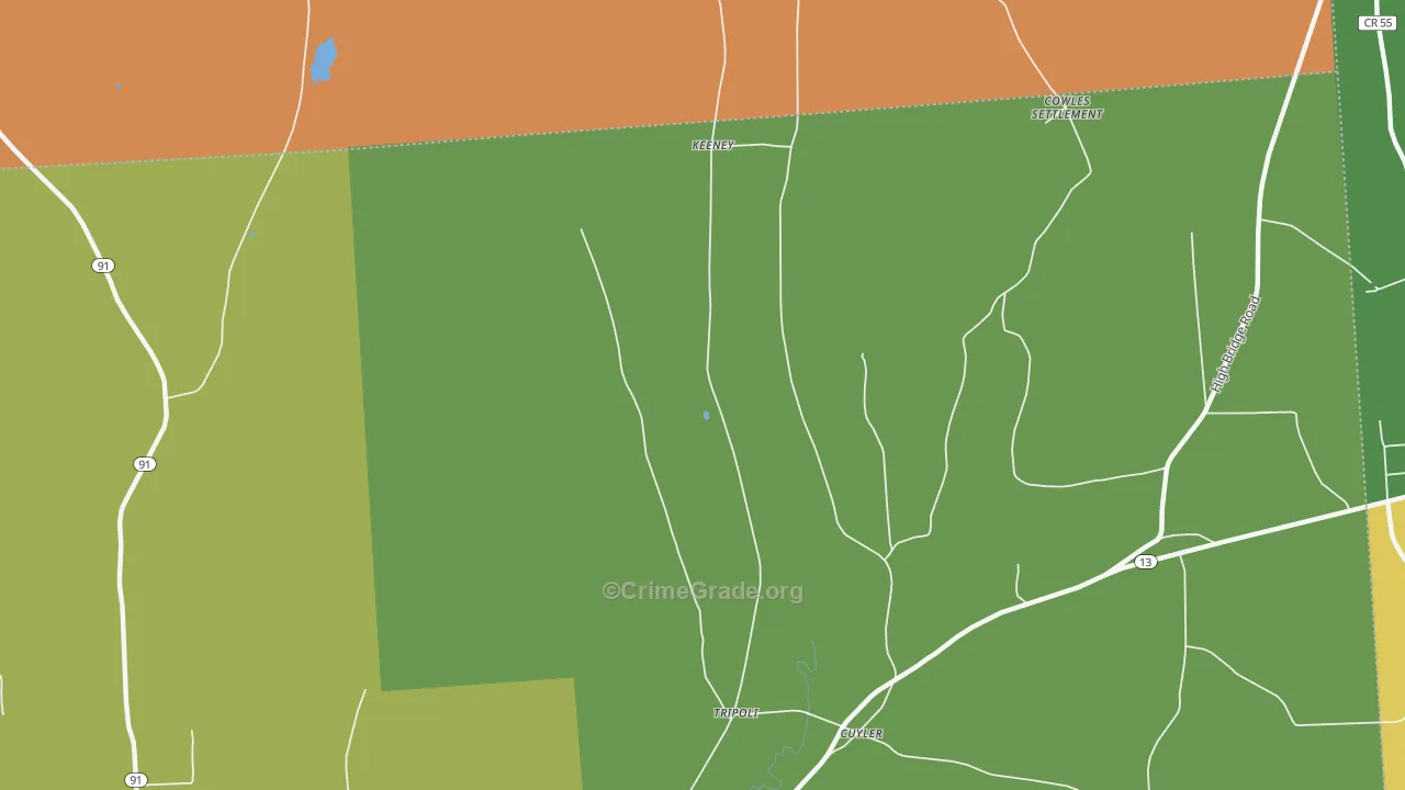 Tripoli, NY Map of Murder Rates