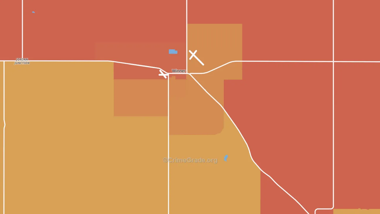 Tripp County, SD Map of Murder Rates
