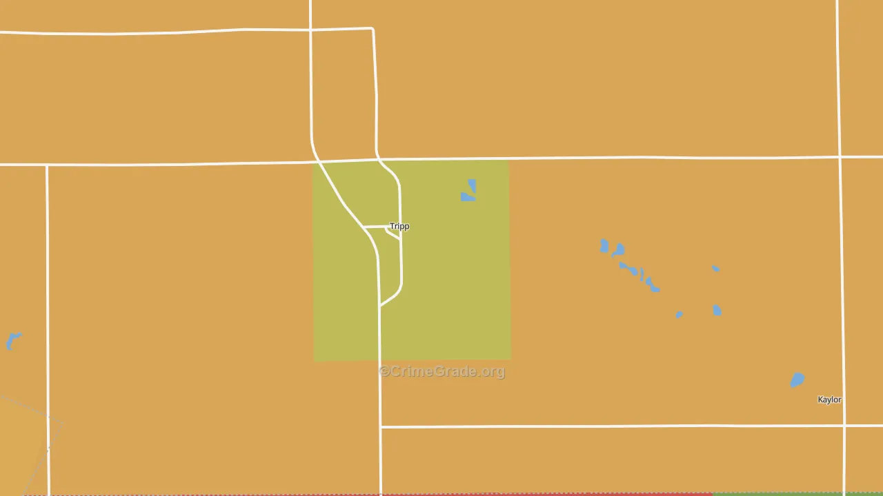 Tripp, SD Map of Murder Rates